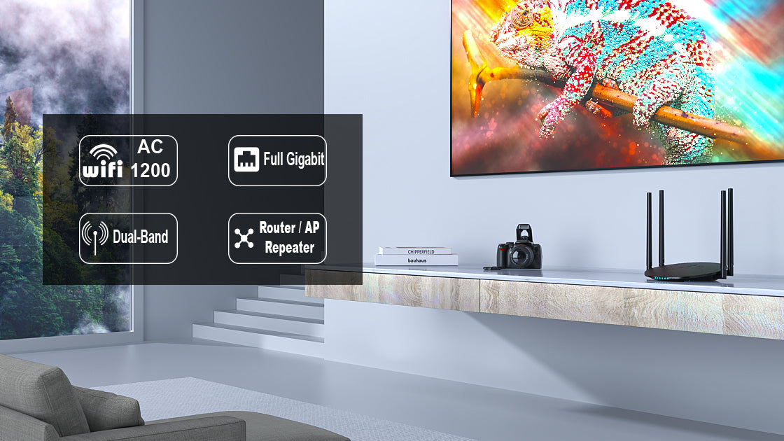 WN530HG3 — AC1200 Dual Band WiFi Router